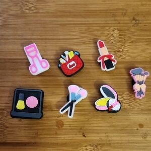Kids Makeup-Themed Shoe Charms Set